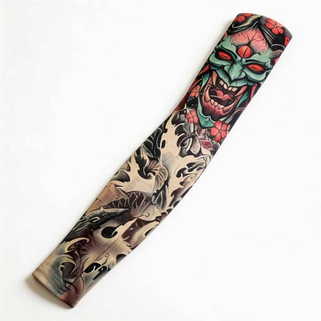 8Pcs Tattoo Sleeves Summer Men Women UV Protection Cooling Sleeves Temporary Full Arm Tattoo Sleeves Driving Fishing Arm Sleeves Secondary image