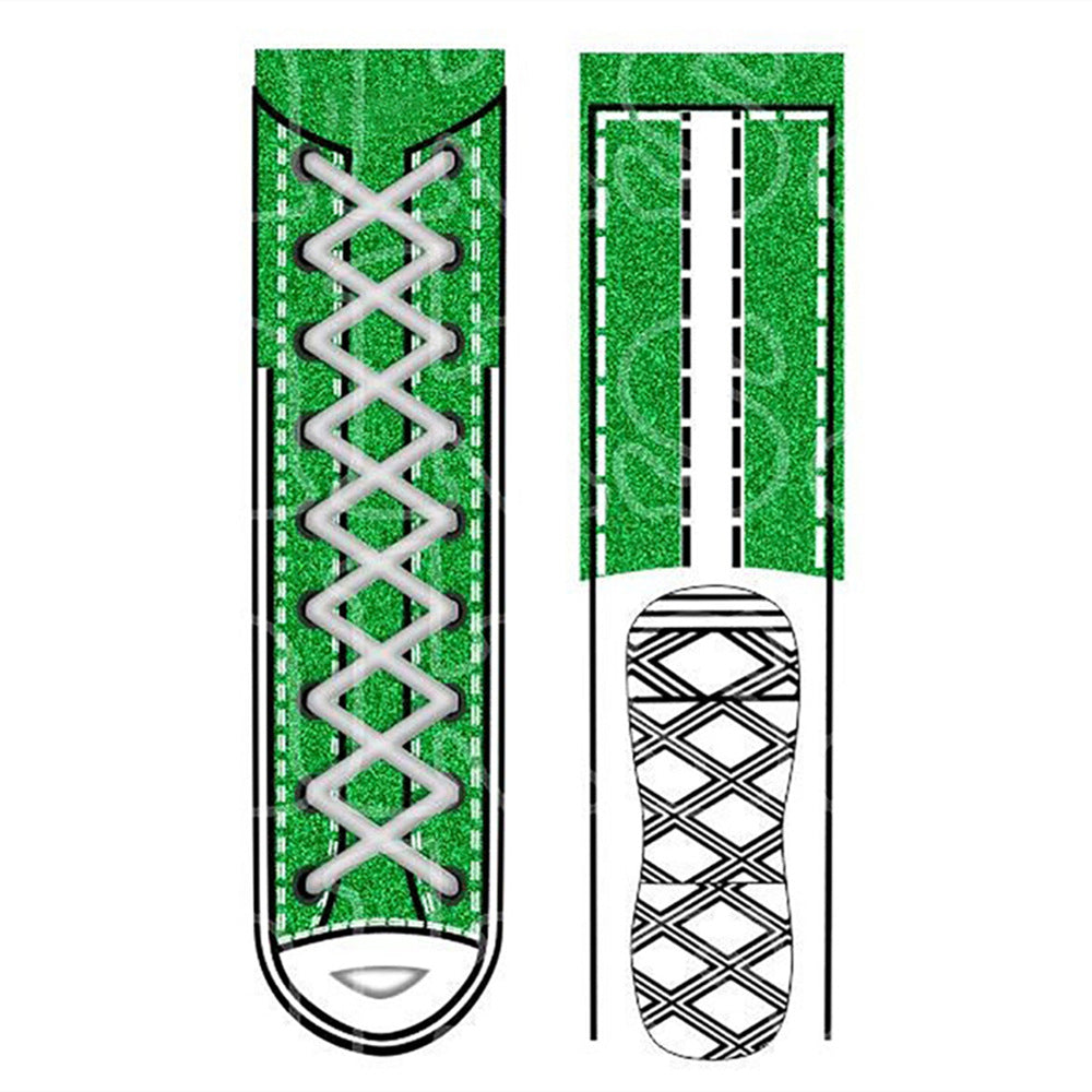 3D Digital Print Candy Color Canvas Sneakers Socks | Unique Unisex Funny Quirky Realistic Art High-Top Shoes & Socks Design