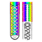 3D Digital Print Candy Color Canvas Sneakers Socks | Unique Unisex Funny Quirky Realistic Art High-Top Shoes & Socks Design