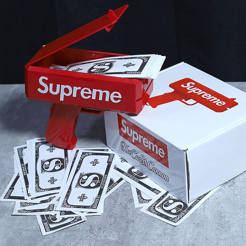 Suprume squirt money gun money gun dollar gun spit money Douyin Internet celebrity gun wedding party props birthday gift