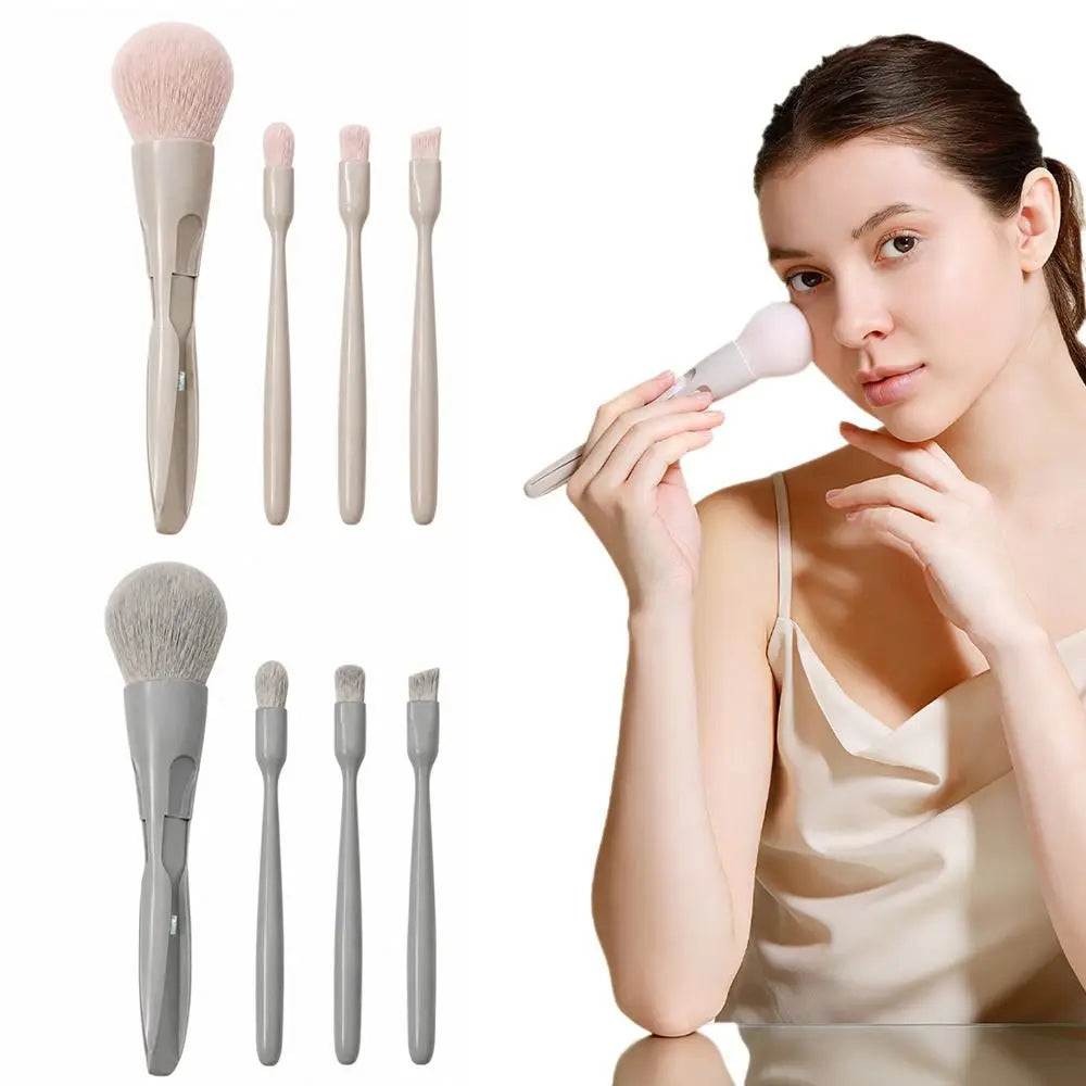 Magnetic 4-in-1 Transformable Brush Multi-purpose Cosmetic Beauty Makeup Brush Set Multifunctional High Coverage Main image