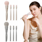 Magnetic 4-in-1 Transformable Brush Multi-purpose Cosmetic Beauty Makeup Brush Set Multifunctional High Coverage