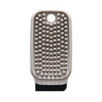 Flexible Fruit Vegetable Cleaning Brush Silicone 2-in-1 Crevice Brush with Scraper Hangable Kitchen Cleaning Brush