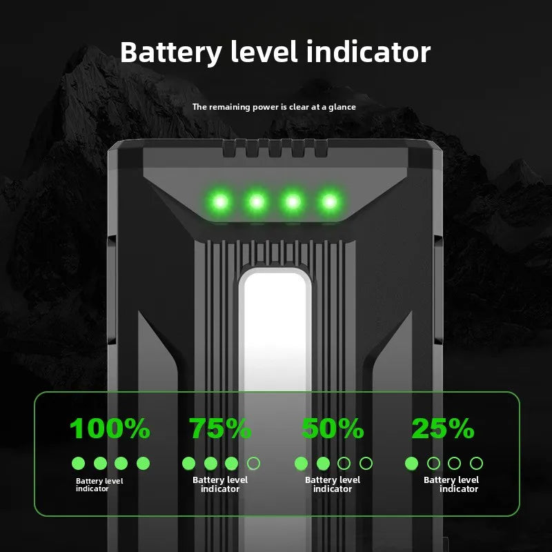 Magnetic small flashlight, portable outdoor high-brightness flashlight, side COB work light wholesale flashlight