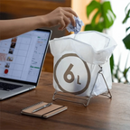 304 Stainless Steel Trash Bag Holder Foldable Portable Waste Bag Support Stand Space-saving Wide Opening Kitchen Sink Strainer