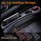 2PCS Car Seat Gap Filler Seat Crevice Storage Box Bag Between Seats Console Organizer Decoration Interior Auto Accessories