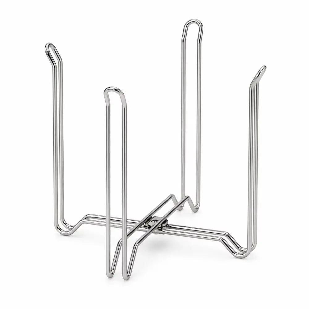 304 Stainless Steel Trash Bag Holder Foldable Portable Waste Bag Support Stand Space-saving Wide Opening Kitchen Sink Strainer Main image