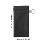 Automatic Closing Glasses Storage Bags with Hanging Ring Portable Sunglasses Sunglasses Storage Bags Premium Glasses Bag
