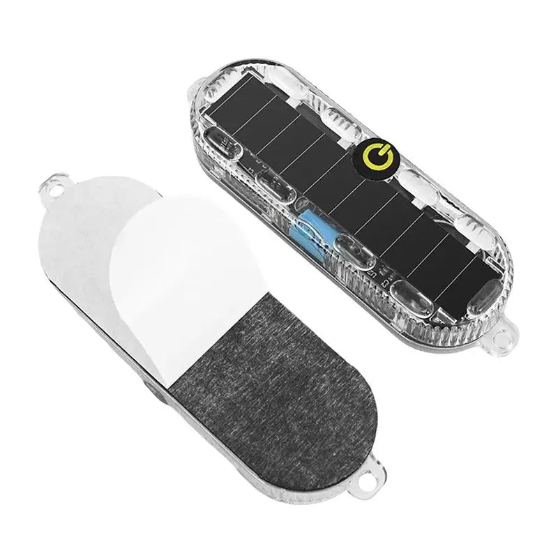 1PC Solar Flashing Warning Light LED Warning Safety Flashing By Strobe Light Adjustable Auto Parking Lamp Rear Warning Light