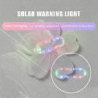 1PC Solar Flashing Warning Light LED Warning Safety Flashing By Strobe Light Adjustable Auto Parking Lamp Rear Warning Light