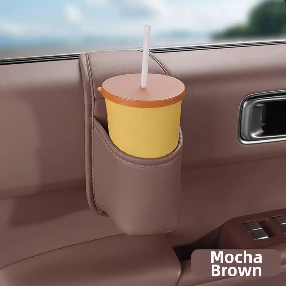 New Side Mount Car Door Cup Holder Multi Purpose Space Saving Vehicle Cup Holder Easy Access Car Drink Holder Phone Storage