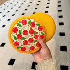 Soft Dog Plush Flying Disc Cartoon Bite-Resistant Interactive Dog Throw Toy Teeth Grinding Chew Resistant Pet Teeth Cleaning Toy