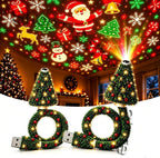 Portable Christmas LED Projection Lamp,Projetor Natal, Home Indoor Holiday Party Decor Ambient Light