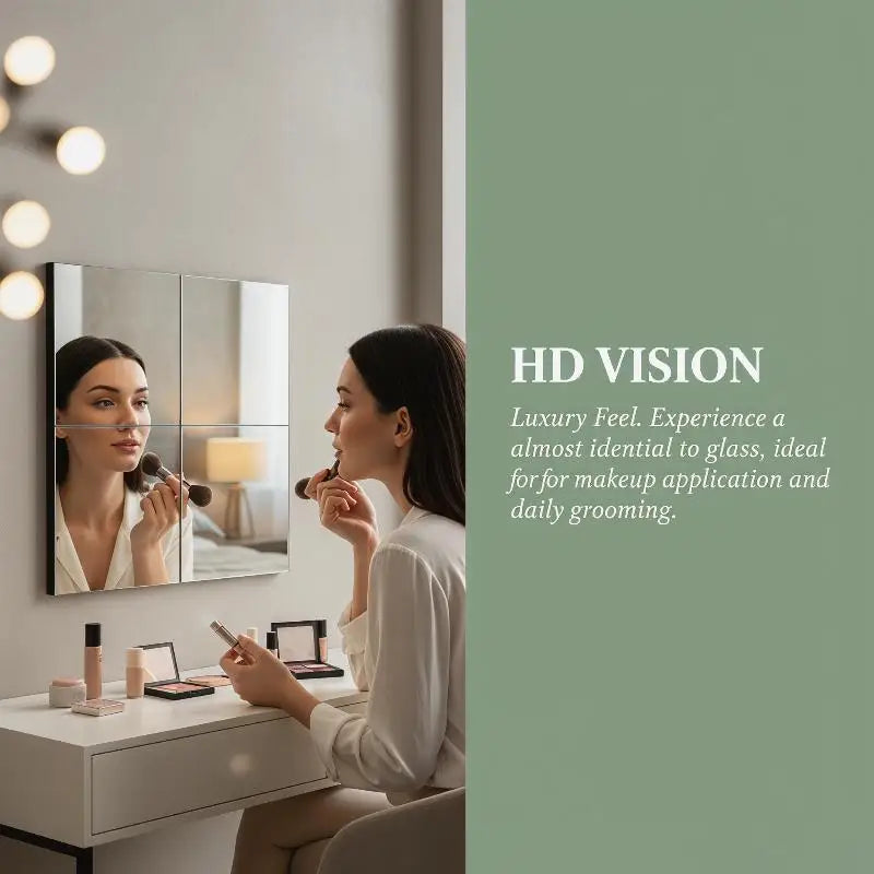 Home Decor 1PC Square Mirror Acrylic Sticker Self-adhesive for DIY Projects Main image