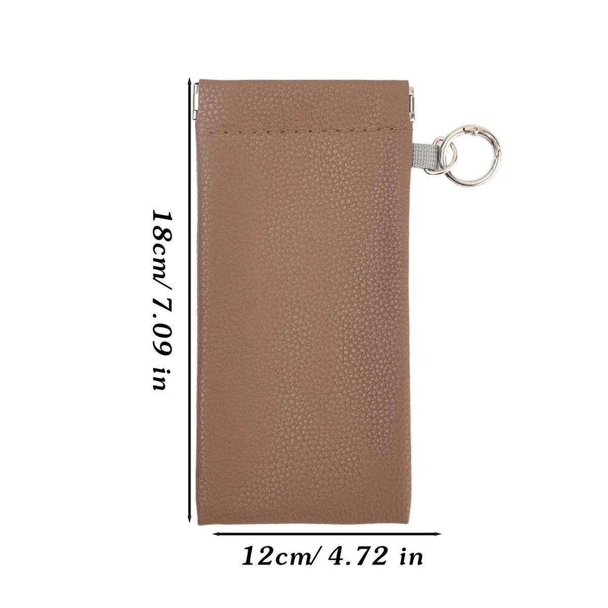 Automatic Closing Glasses Storage Bags with Hanging Ring Portable Sunglasses Sunglasses Storage Bags Premium Glasses Bag