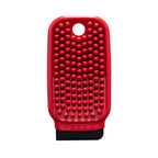 Flexible Fruit Vegetable Cleaning Brush Silicone 2-in-1 Crevice Brush with Scraper Hangable Kitchen Cleaning Brush
