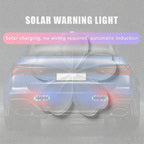 1PC Solar Flashing Warning Light LED Warning Safety Flashing By Strobe Light Adjustable Auto Parking Lamp Rear Warning Light