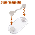 2PCS Magnetic Hang Eyeglass Holder Pin Brooches Fashion Multi-function Portable Clothes Clip Buckle Magnet Glasses Headset Line Clips