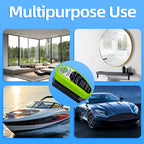 Car Glass Oil Film Remover Windshield Side Window Remove Oil Stains Dust Sponge Cleaning Brush Strong Effective Oil Film Cleaner