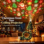 Portable Christmas LED Projection Lamp,Projetor Natal, Home Indoor Holiday Party Decor Ambient Light