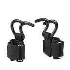2PCS Adjustable Grips Weight Lifting Hooks Black Wrist Strength Workout Weightlifting Straps Fitness Accessories Fitness Hooks