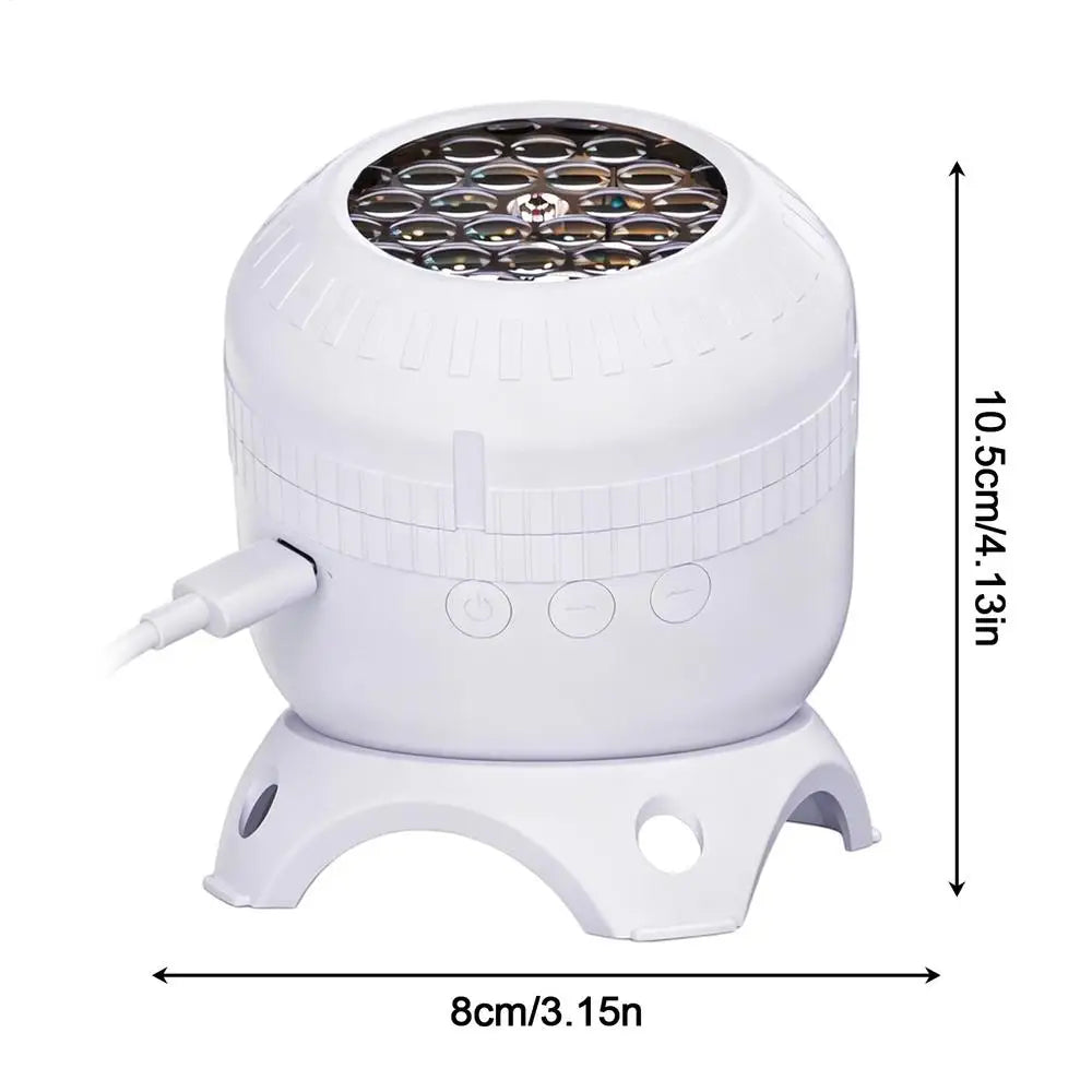 Projector Lamp 8-in-1 Christmas Snowflake Halloween Sea Projection Light Ceiling Projector For Christmas Halloween Party Night