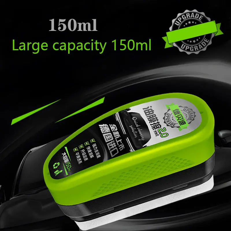 Car Glass Oil Film Remover Windshield Side Window Remove Oil Stains Dust Sponge Cleaning Brush Strong Effective Oil Film Cleaner