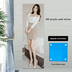 Home Decor 1PC Square Mirror Acrylic Sticker Self-adhesive for DIY Projects