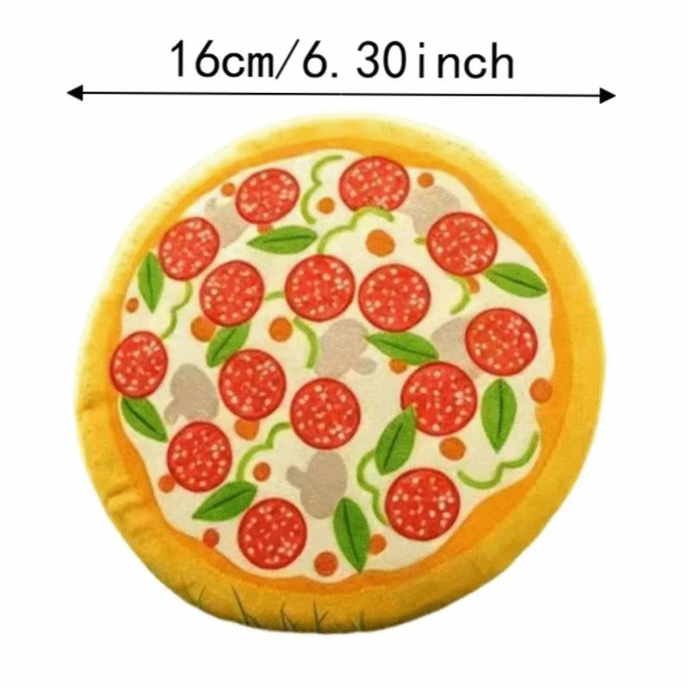 Soft Dog Plush Flying Disc Cartoon Bite-Resistant Interactive Dog Throw Toy Teeth Grinding Chew Resistant Pet Teeth Cleaning Toy