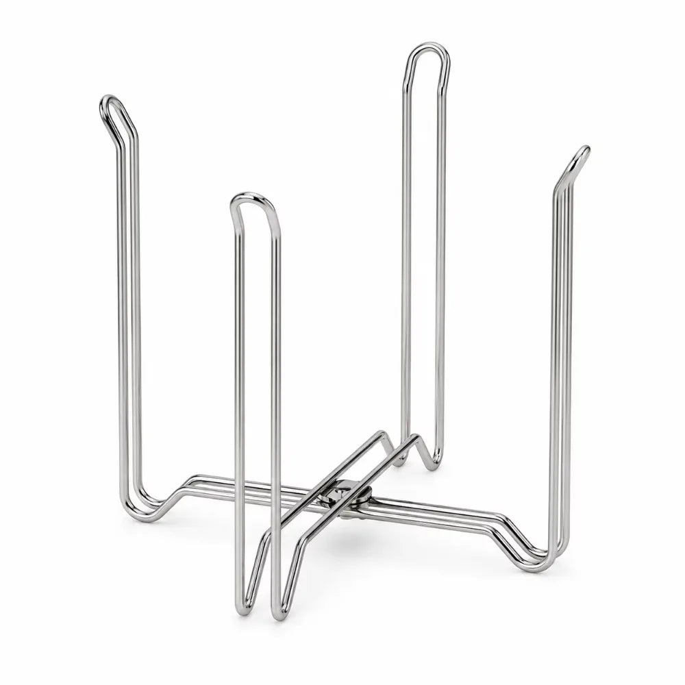 304 Stainless Steel Trash Bag Holder Foldable Portable Waste Bag Support Stand Space-saving Wide Opening Kitchen Sink Strainer