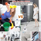 9-in-1 Cordless Spin Scrubber Electric Multipurpose Cleaning Brush for Kitchen Bathroom Toilet - Household Hair Brushes And Mops