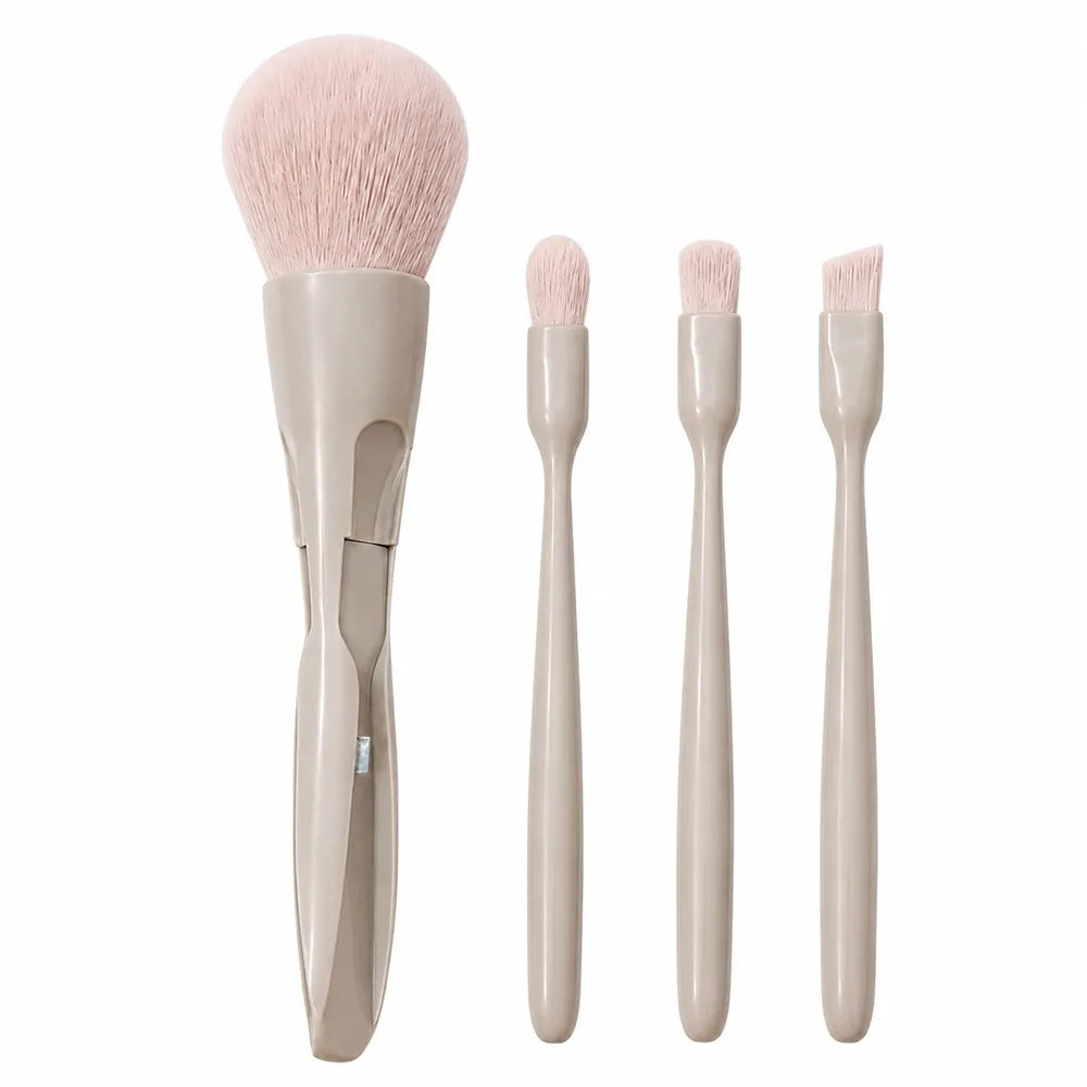 Magnetic 4-in-1 Transformable Brush Multi-purpose Cosmetic Beauty Makeup Brush Set Multifunctional High Coverage