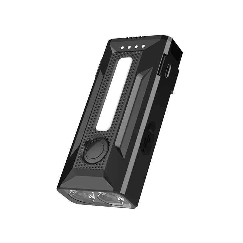 Magnetic small flashlight, portable outdoor high-brightness flashlight, side COB work light wholesale flashlight
