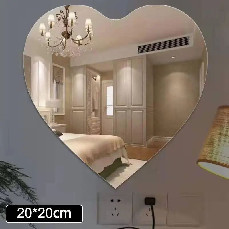 Home Decor 1PC Square Mirror Acrylic Sticker Self-adhesive for DIY Projects