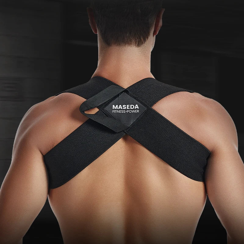 Shoulder Corrector Posture Correctors Adjustable Upper Posture Support Breathable Shoulder Back Straightener Home Sport Brace Main image