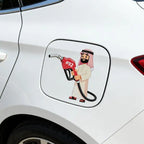 【MO】Oil Tank Sticker Sticky Wallpaper Oil Cap Sticker For Tractor Trailer Mirror Truck Window Motorcycle Vehicle 1/5PCS