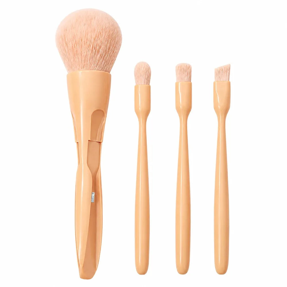 Magnetic 4-in-1 Transformable Brush Multi-purpose Cosmetic Beauty Makeup Brush Set Multifunctional High Coverage