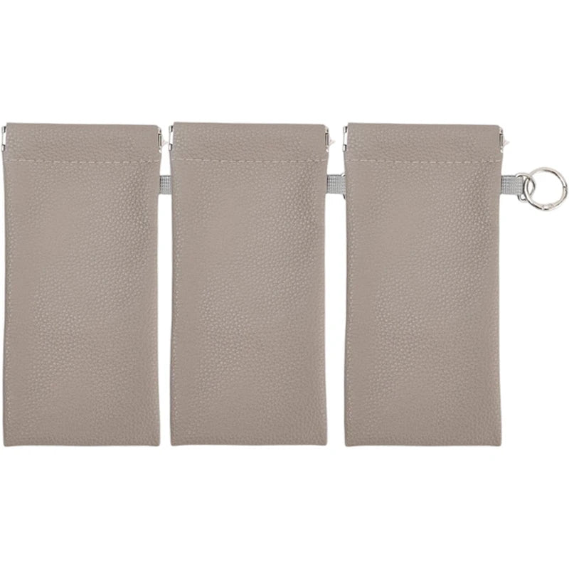 Automatic Closing Glasses Storage Bags with Hanging Ring Portable Sunglasses Sunglasses Storage Bags Premium Glasses Bag