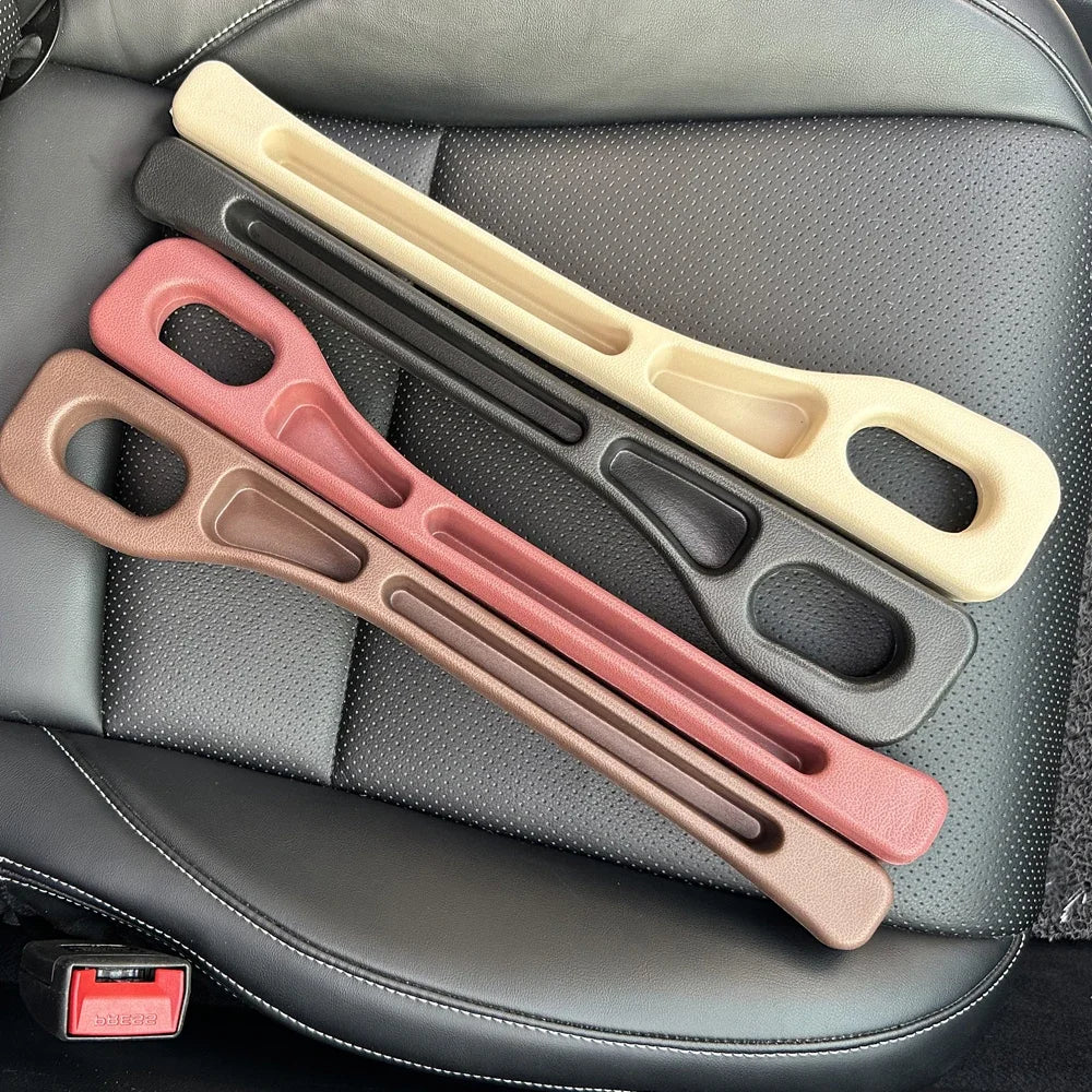 2PCS Car Seat Gap Filler Seat Crevice Storage Box Bag Between Seats Console Organizer Decoration Interior Auto Accessories