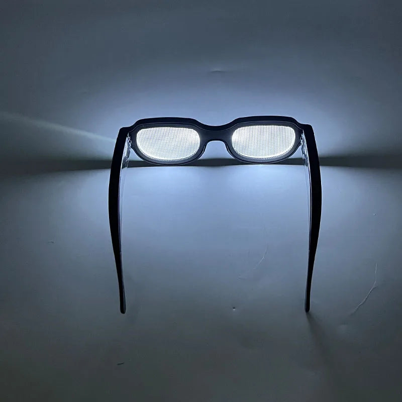 Detective Conan LED Light Up Glasses Anime Cosplay Props Luminous Eyewear For Halloween Party Rave Bar Live Show Main image