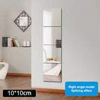 Home Decor 1PC Square Mirror Acrylic Sticker Self-adhesive for DIY Projects