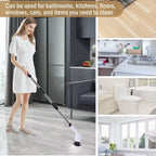 9-in-1 Cordless Spin Scrubber Electric Multipurpose Cleaning Brush for Kitchen Bathroom Toilet - Household Hair Brushes And Mops