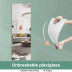 Home Decor 1PC Square Mirror Acrylic Sticker Self-adhesive for DIY Projects
