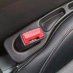 2PCS Car Seat Gap Filler Seat Crevice Storage Box Bag Between Seats Console Organizer Decoration Interior Auto Accessories